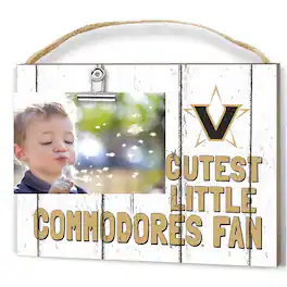 Jardine - Vanderbilt Commodores 8'' x 10'' Cutest Little Weathered Logo Clip Photo Frame - White