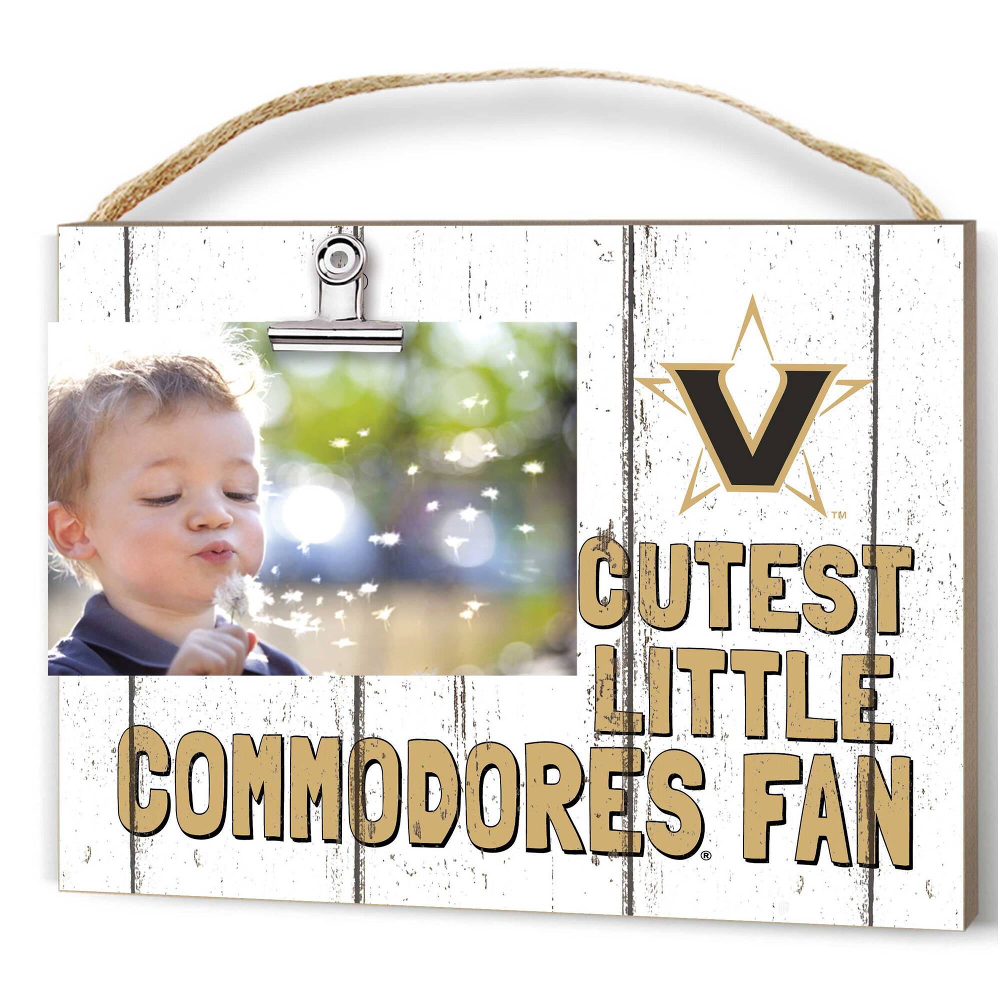 Vanderbilt Commodores 8'' x 10'' Cutest Little Weathered Logo Clip Photo Frame