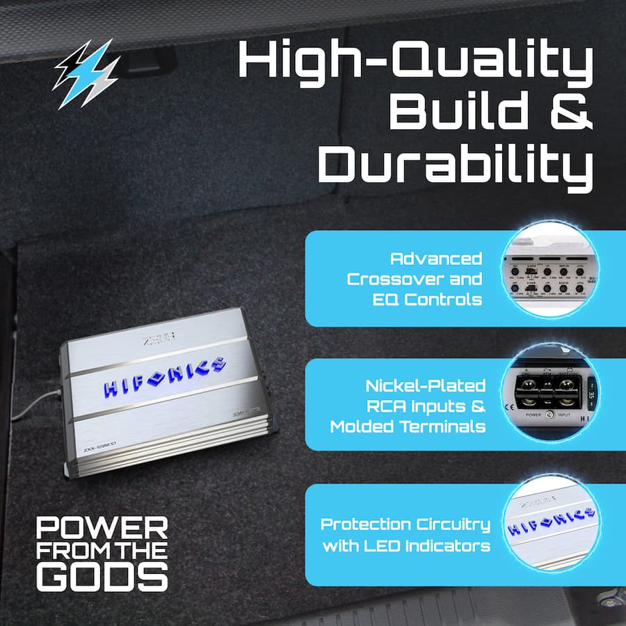 Hifonics Zeus 1200W Max Class D Monoblock Car Audio Amp & Bass Hifonics Zeus 1200W Max Class D Monoblock Car Audio Amp & Bass