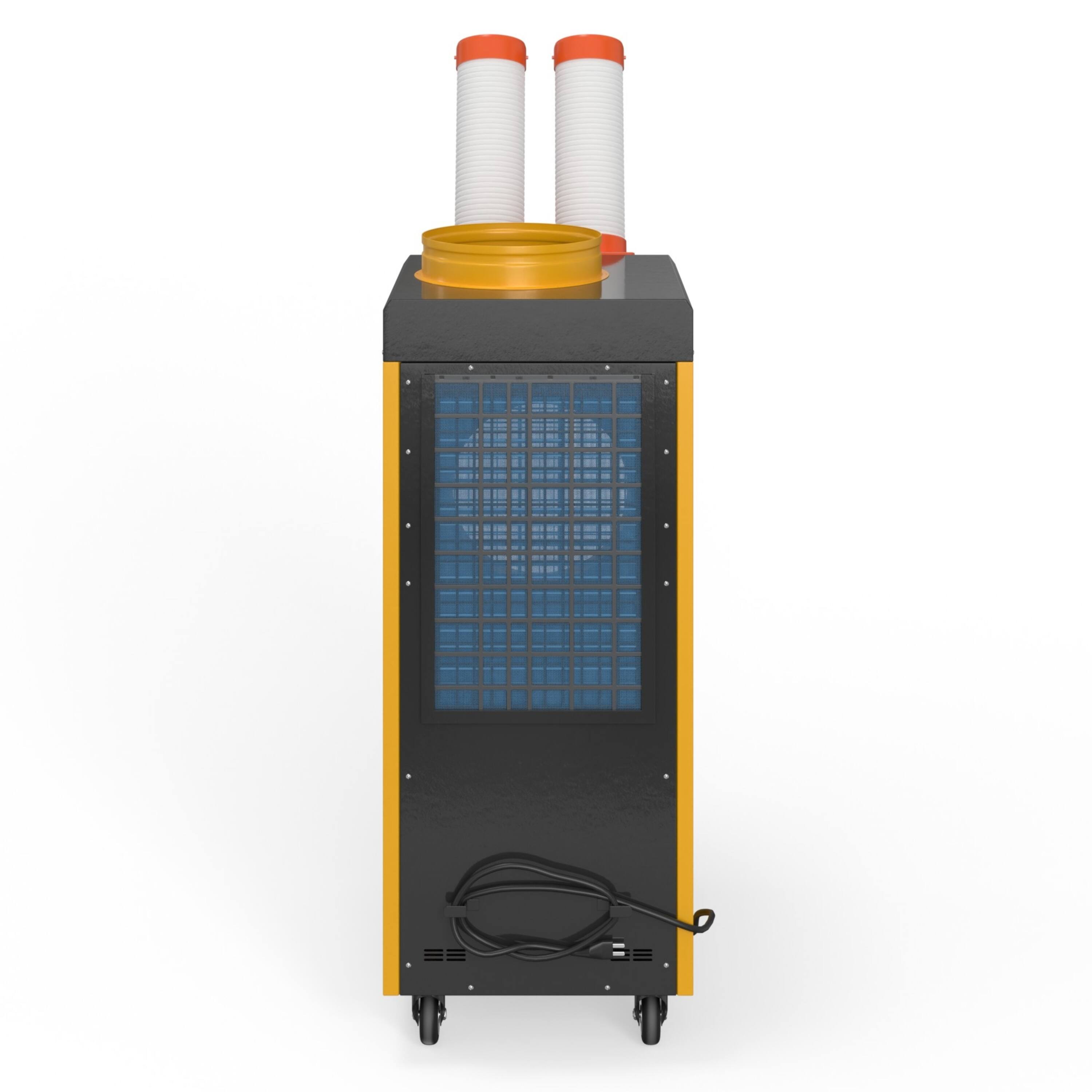 Alt View 1. Equator - Equator Pro 18000 BTU Portable Air Conditioner & Heater 1000 sq ft. IP24 Indoor/Outdoor, Commercial & Garage 110V - Yellow.