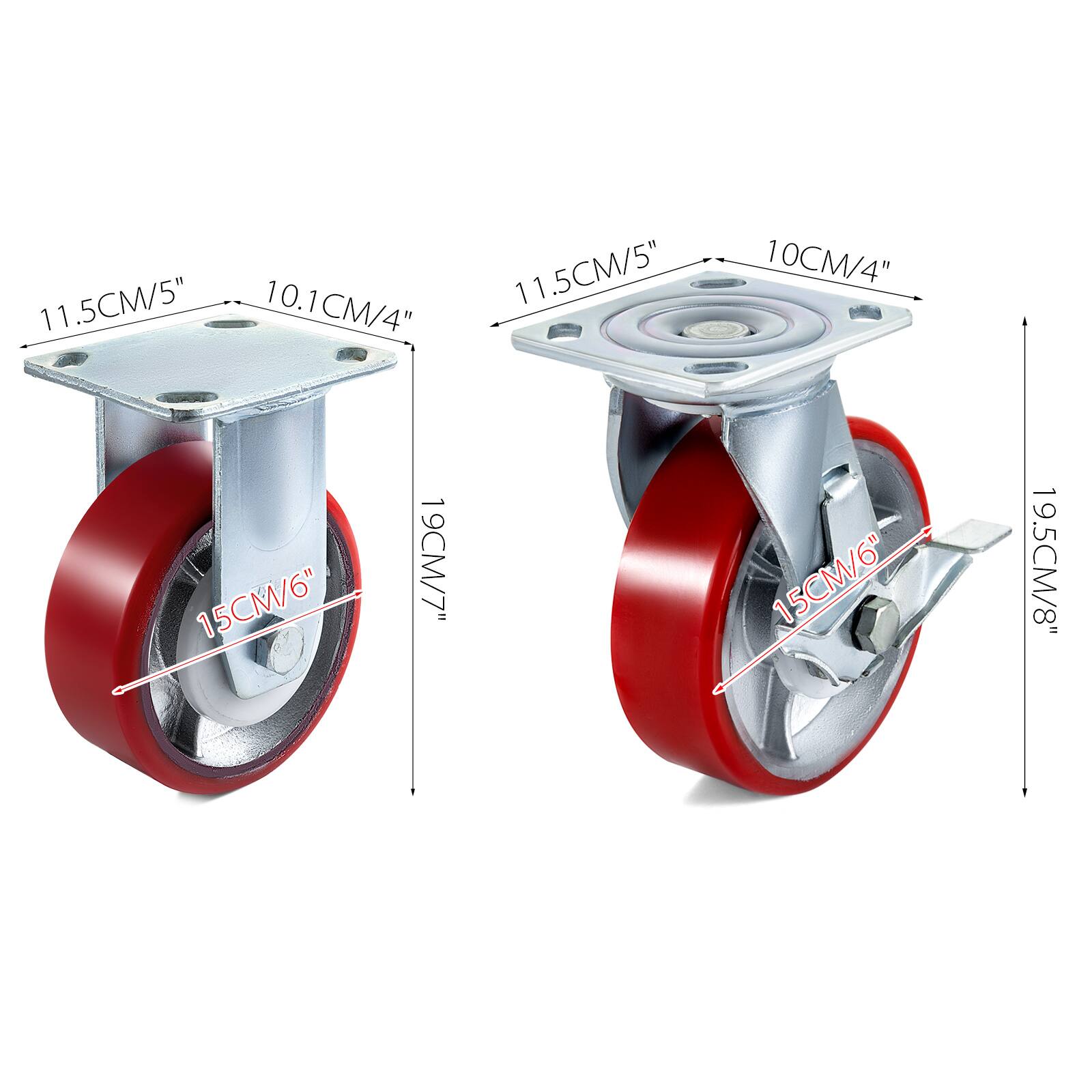 11.5CM/5"  
10.1CM/4"  
11.5CM/5"  
10CM/4"  
15CM/6"  
19CM/7"  
15CM/6"  
19.5CM/8"