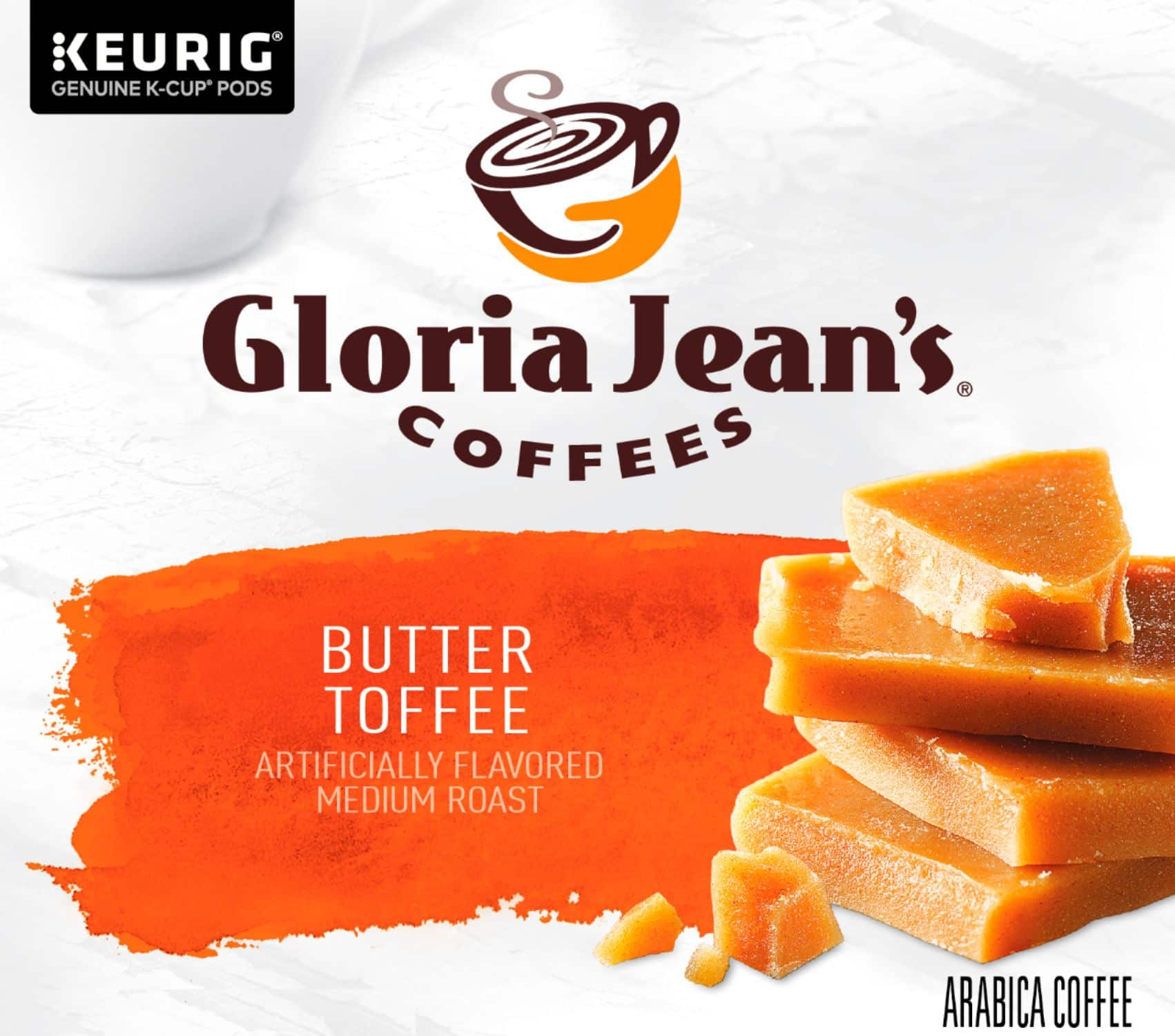 Gloria Jean's Butter Toffee Coffee K 