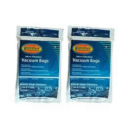 EnviroCare - 6-Pack Bissell Zing 7100L Canister Vacuum Bags + Filters – Replaces 842, 1604531