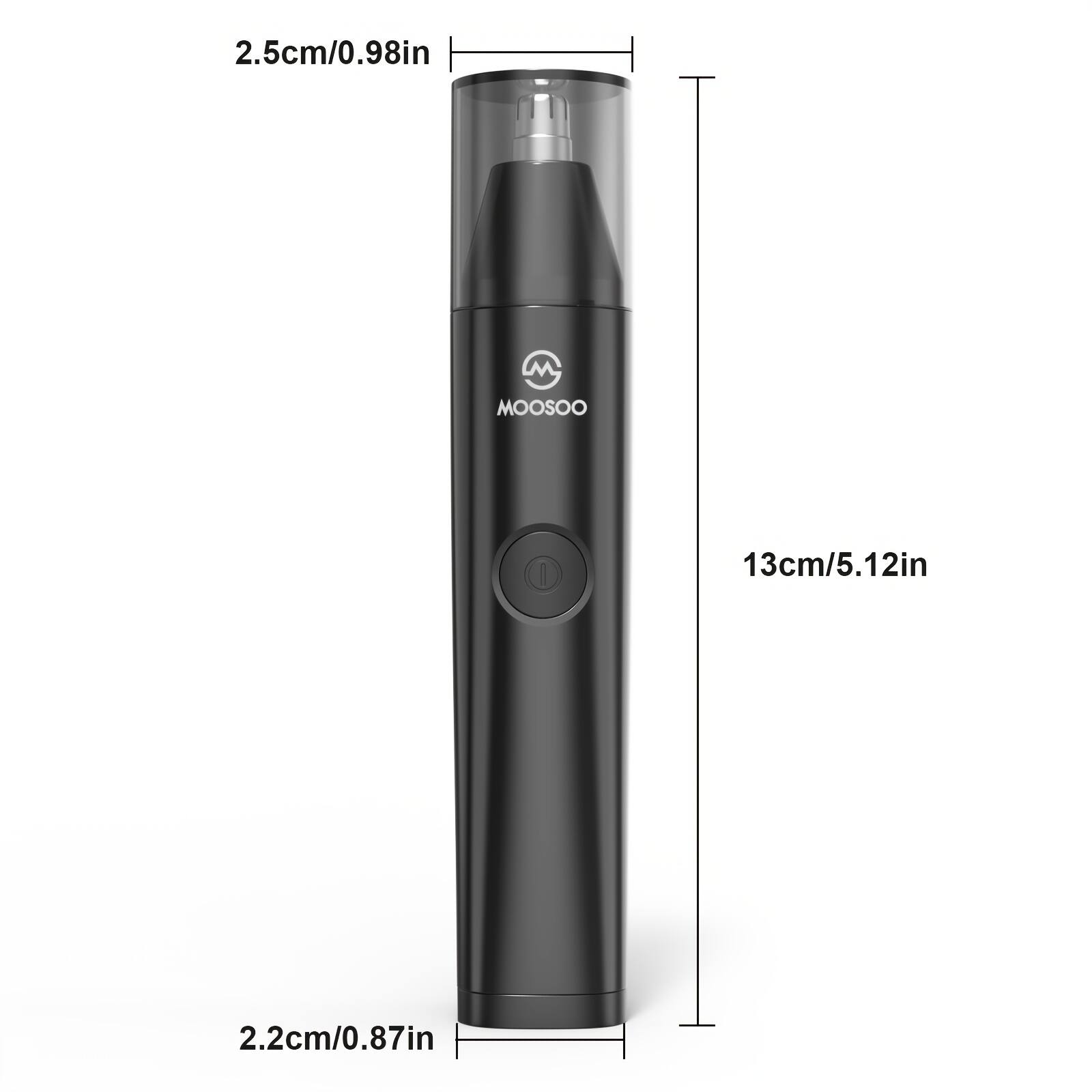 2.5cm/0.98in, 13cm/5.12in, 2.2cm/0.87in