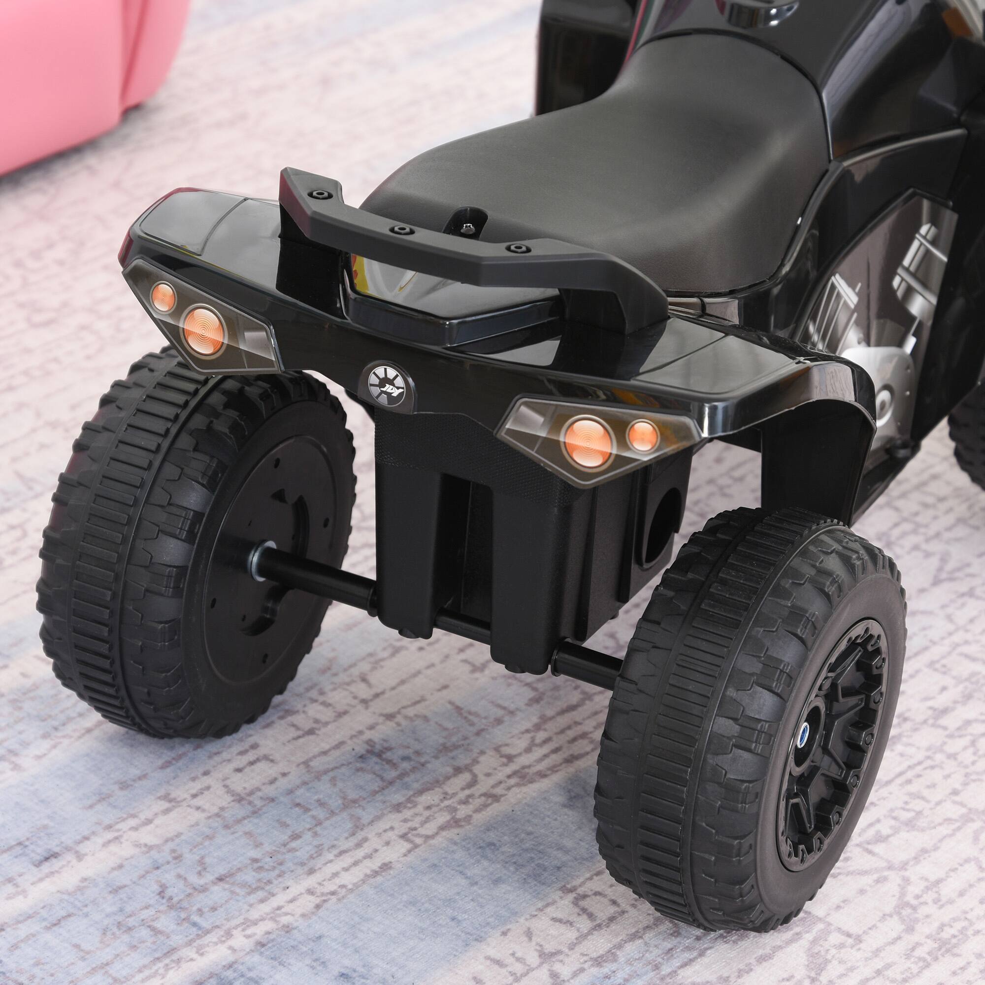 Alt View 4. Aosom - Kids Ride On Push Car, Ride Racer, Foot-to-floor Sliding Car, Walking ATV Toy, Music, Lights, 1.5-3 Years.