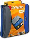Front Detail. Case Logic - 120-Disc Nylon CD Wallet - Blue.