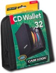 Front Zoom. Case Logic - 32 Capacity CD Wallet - Black.