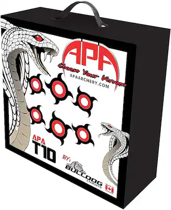 Choose APA
APAARCHERY.COM
Your Venom
APA T10
BY: BUCLDOG TARGETS
MADE IN CANADA