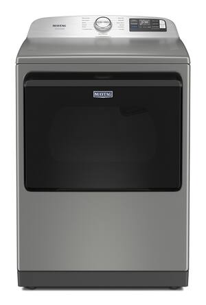 Maytag - 7.4 Cu Ft. Smart Electric Dryer with Pet Pro Option and Extra Power - Classic SIlver