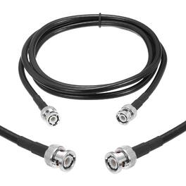 Unique Bargains - KMR/LMR240 BNC Coaxial Cable, 50 Ohm, 4Ft, BNC M/M, Low-Loss Extension for RF Radio, Modem, Signal Generator - Black
