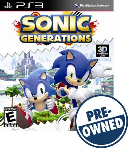  Sonic Generations — PRE-OWNED - PlayStation 3