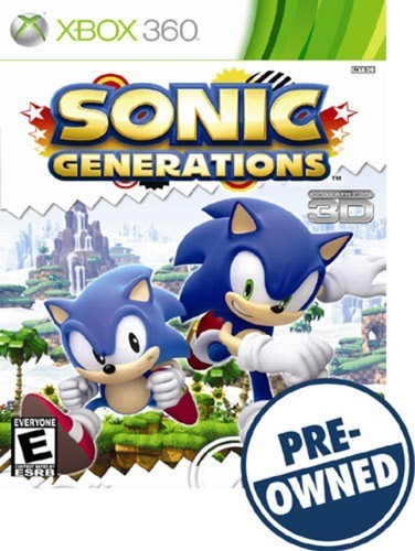  Sonic Generations — PRE-OWNED - Xbox 360