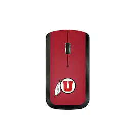 Keyscaper - Utah Utes Solid Design Wireless Mouse - Wireless - Multicolor
