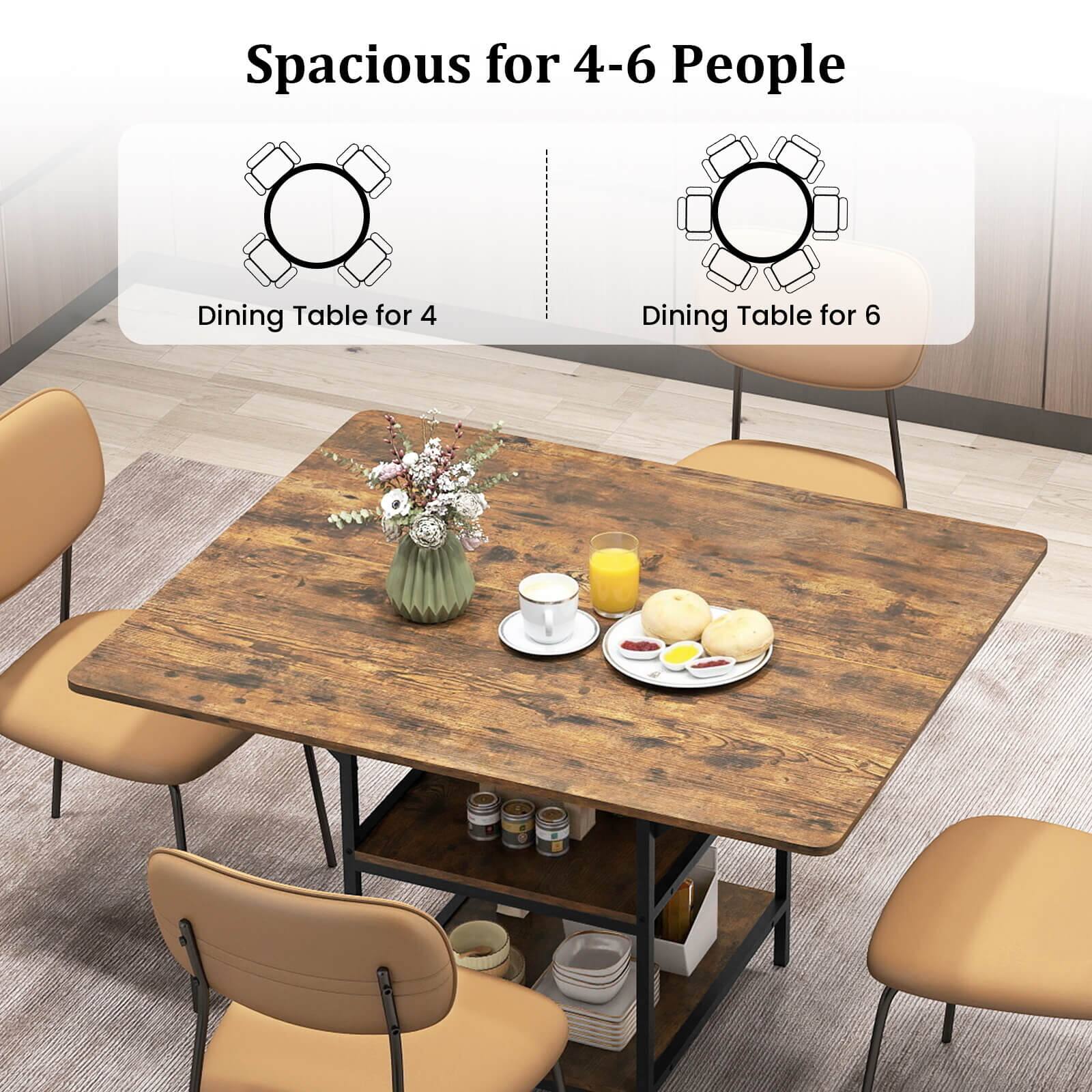 Spacious for 4-6 People

Dining Table for 4

Dining Table for 6