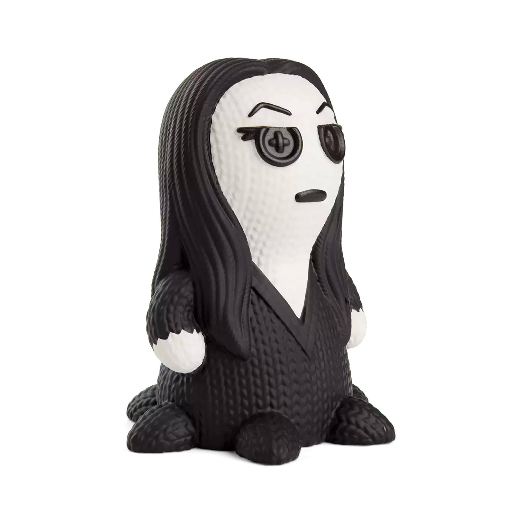Alt View 4. Bensussen Deutsch & Associates - The Addams Family Handmade By Robots #156 Morticia 5 Inch GITD Vinyl Figure - Black.