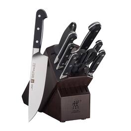 ZWILLING - Pro 10-pc Knife Block Set - Walnut