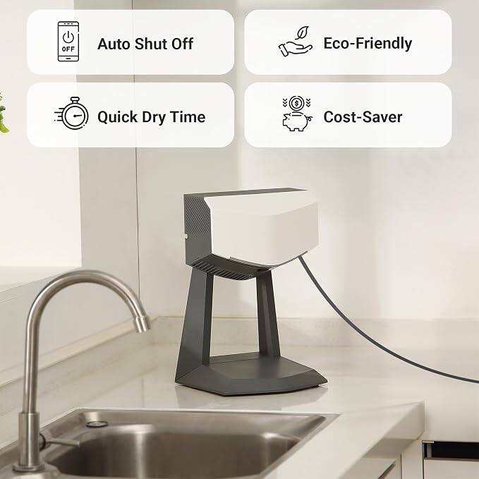 - Auto Shut Off
- Eco-Friendly
- Quick Dry Time
- Cost-Saver