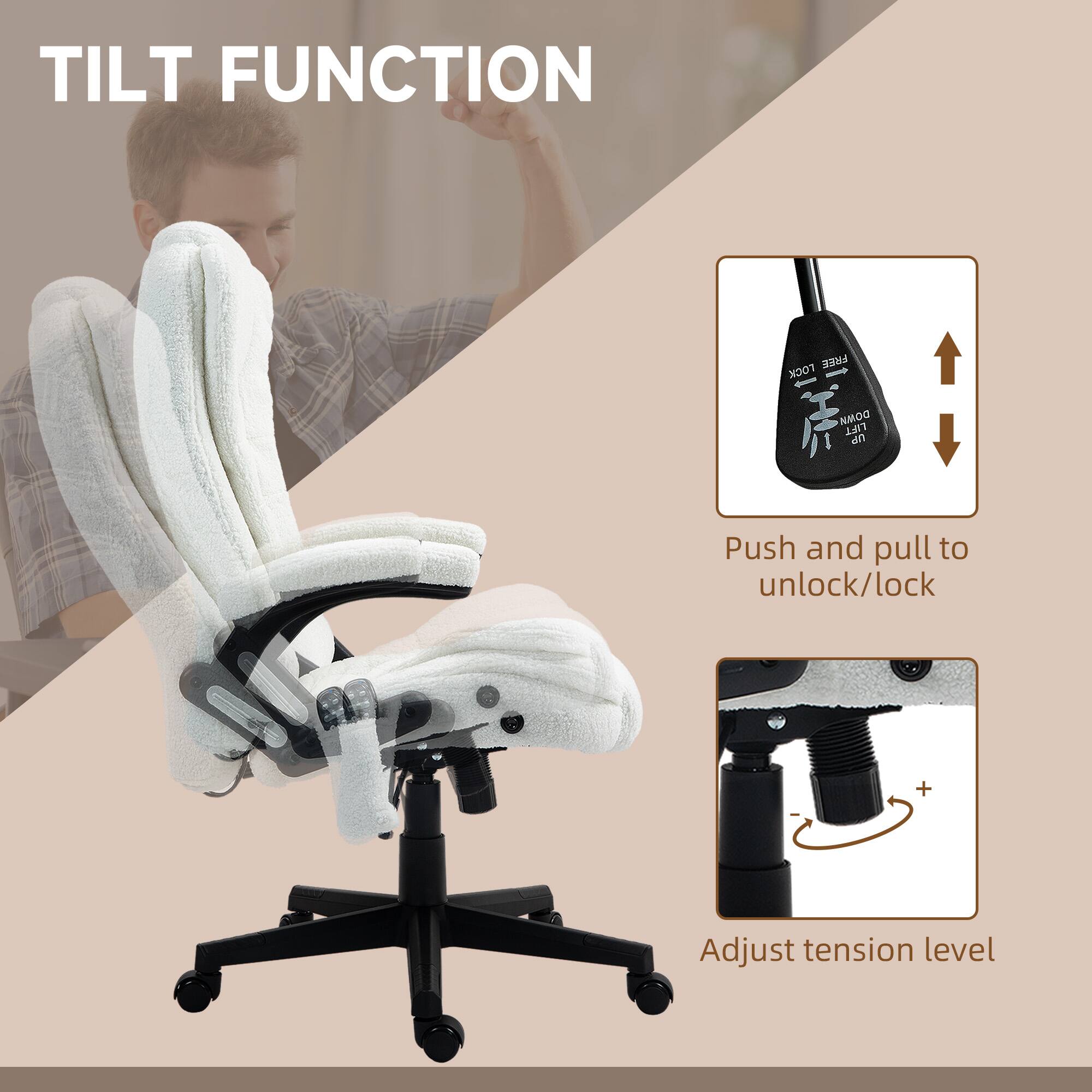 TILT FUNCTION FREE X001 -  MM2 LIFT JT Push and pull to unlock/lock + Adjust tension level