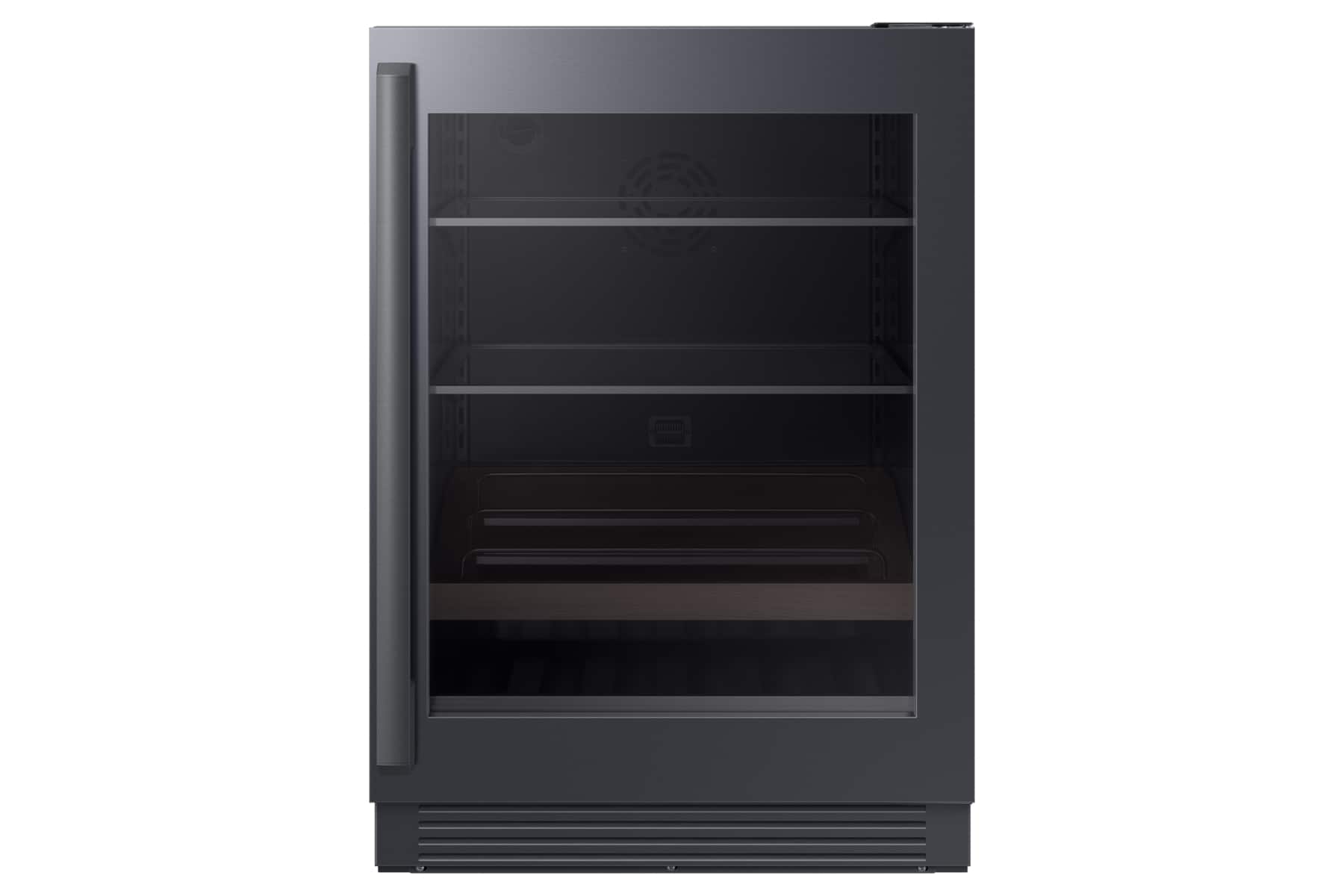 Alt View 20. Dacor - 5.0 Cu. Ft. Built-In 24-Inch Undercounter Beverage Refrigerator with Presenter Shelf and LED 3D Lighting - Custom Panel Ready.