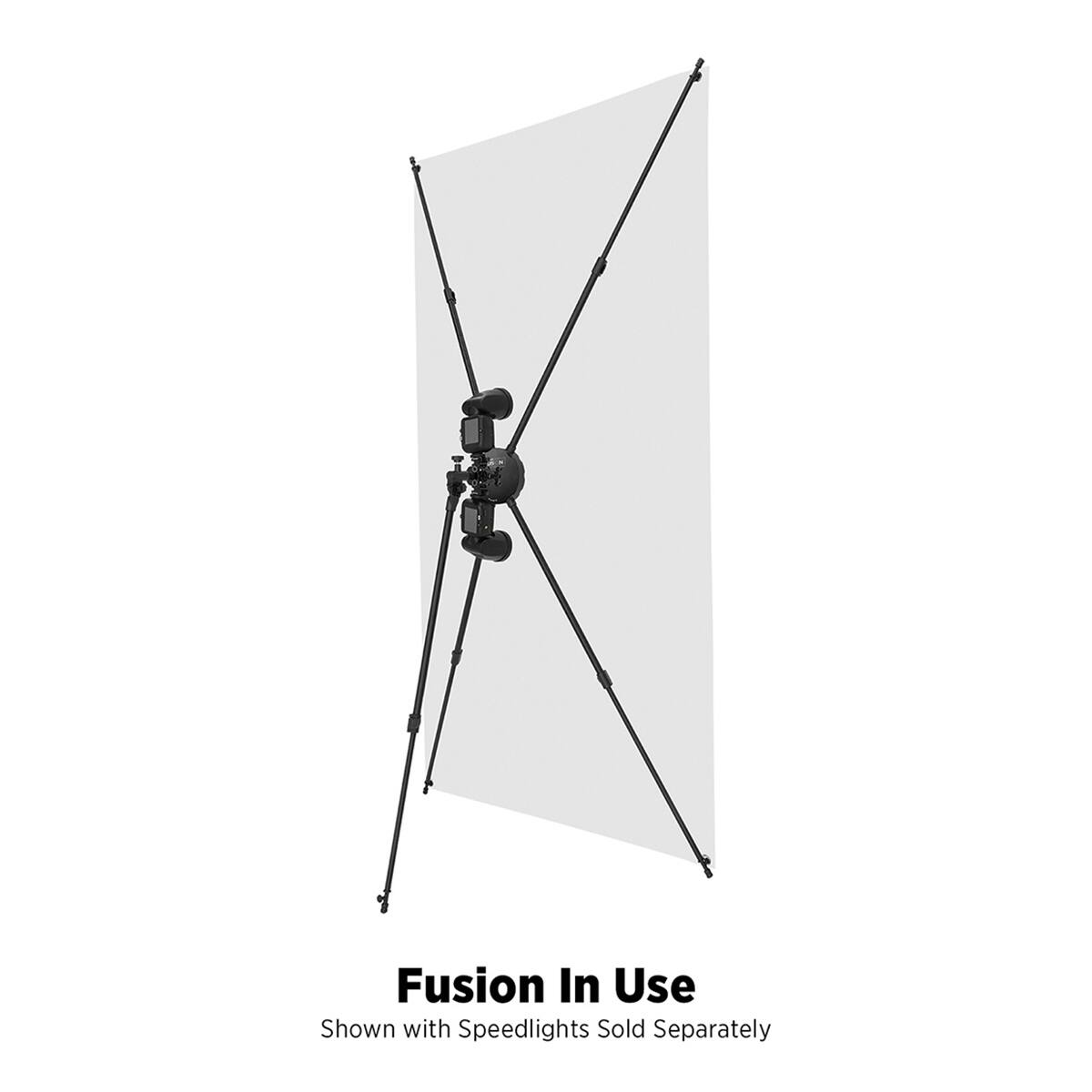 Fusion In Use  
Shown with Speedlights Sold Separately