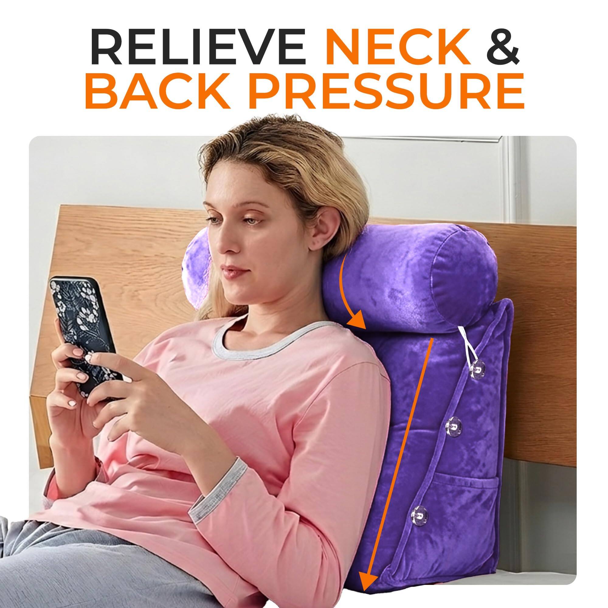 RELIEVE NECK & BACK PRESSURE