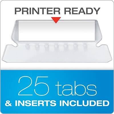 PRINTER READY

25 tabs & INSERTS INCLUDED