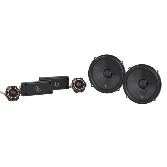 Infinity - KAPPA603CF 6 1/2” two-way car audio component system w/gap switchable crossover / No grill - Black