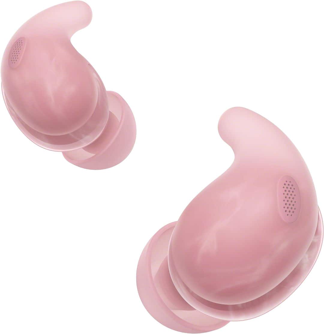 Sony - LinkBuds Fit True Wireless Noise Canceling Earbuds - Pink - Front_Zoom