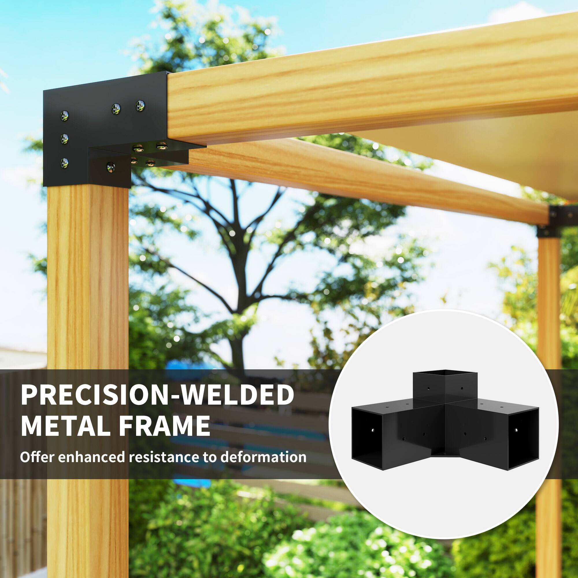 PRECISION-WELDED METAL FRAME
Offer enhanced resistance to deformation