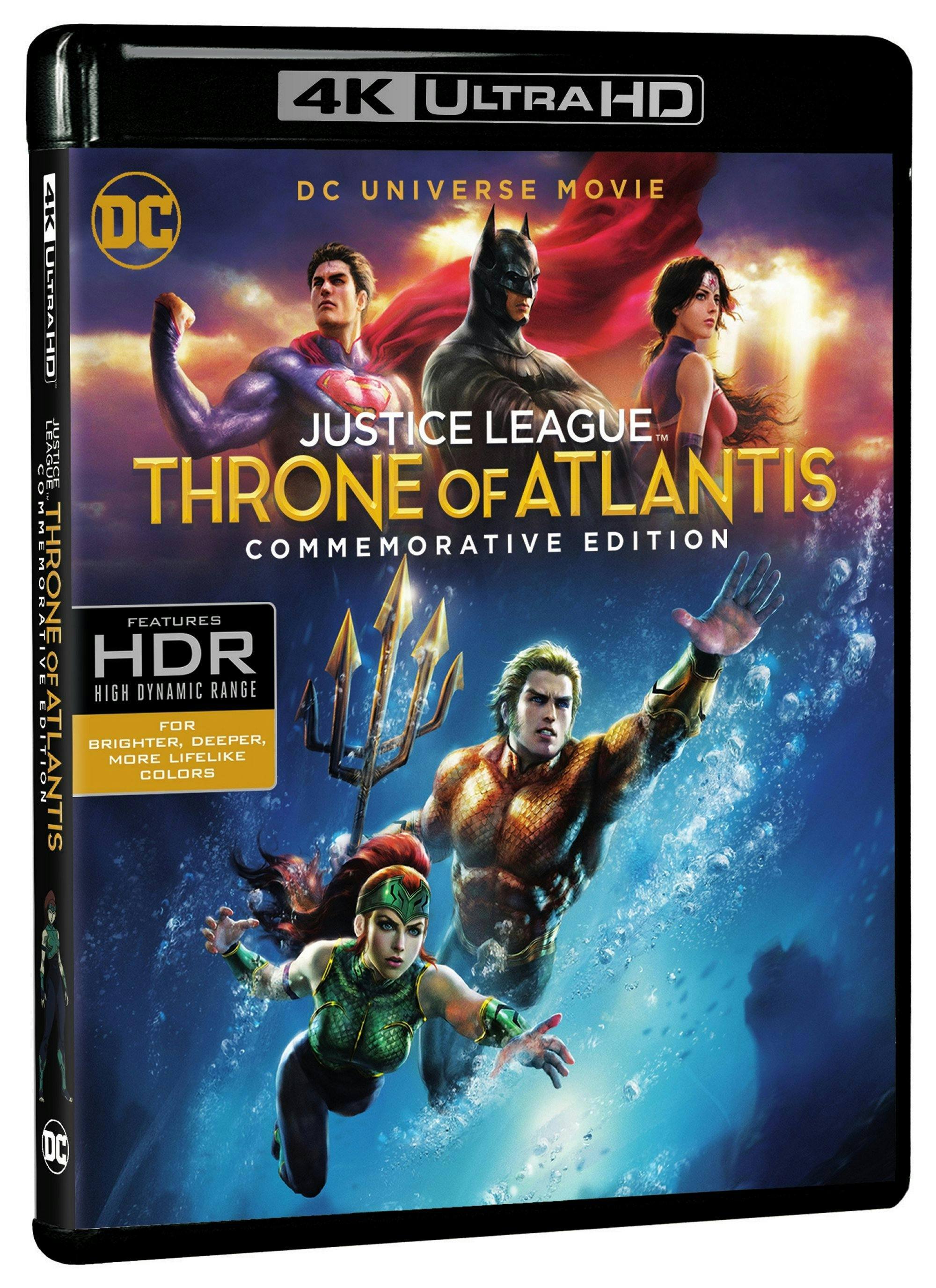 Angle. Justice League: Throne of Atlantis (Commemorative Edition) (DCU)   - 4K Blu-Ray.