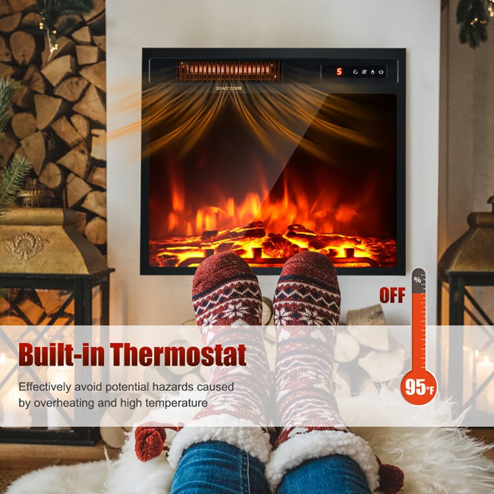 Built-in Thermostat  
Effectively avoid potential hazards caused by overheating and high temperature