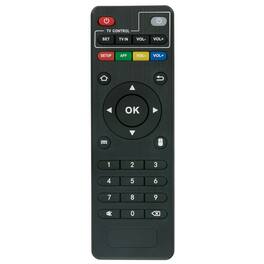ALLIMITY - Replacement Learning Remote Control, Fit for MXQ PRO 4K Smart TV Box Media Player X96, X96s, X96mini, MX9, M8, M8C, M8N - Black