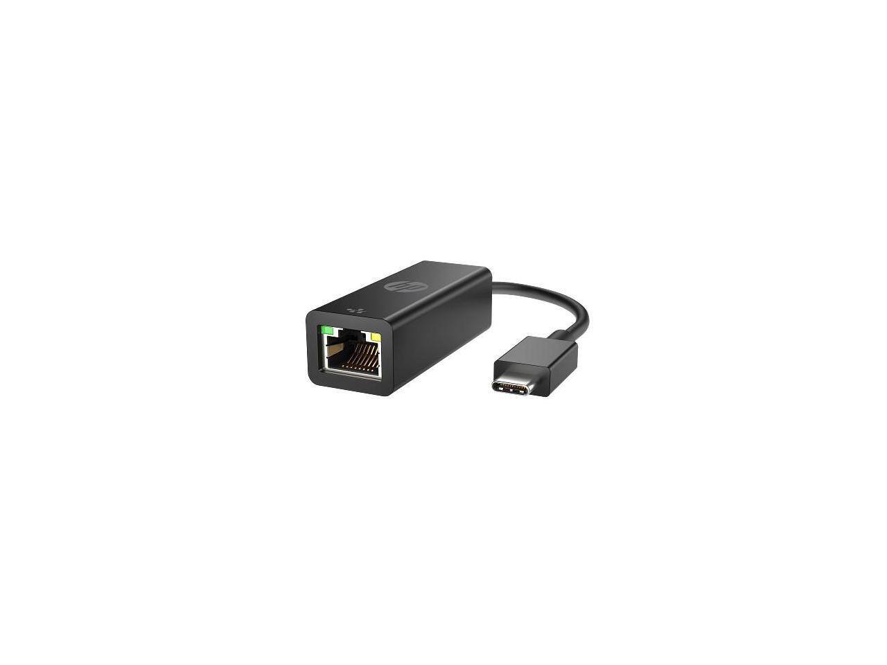 Alt View 10. HP - HP USB-C to RJ45 Adapter G2 (4Z527AA) - 1 Port, 128 MB/s, Portable - Black.