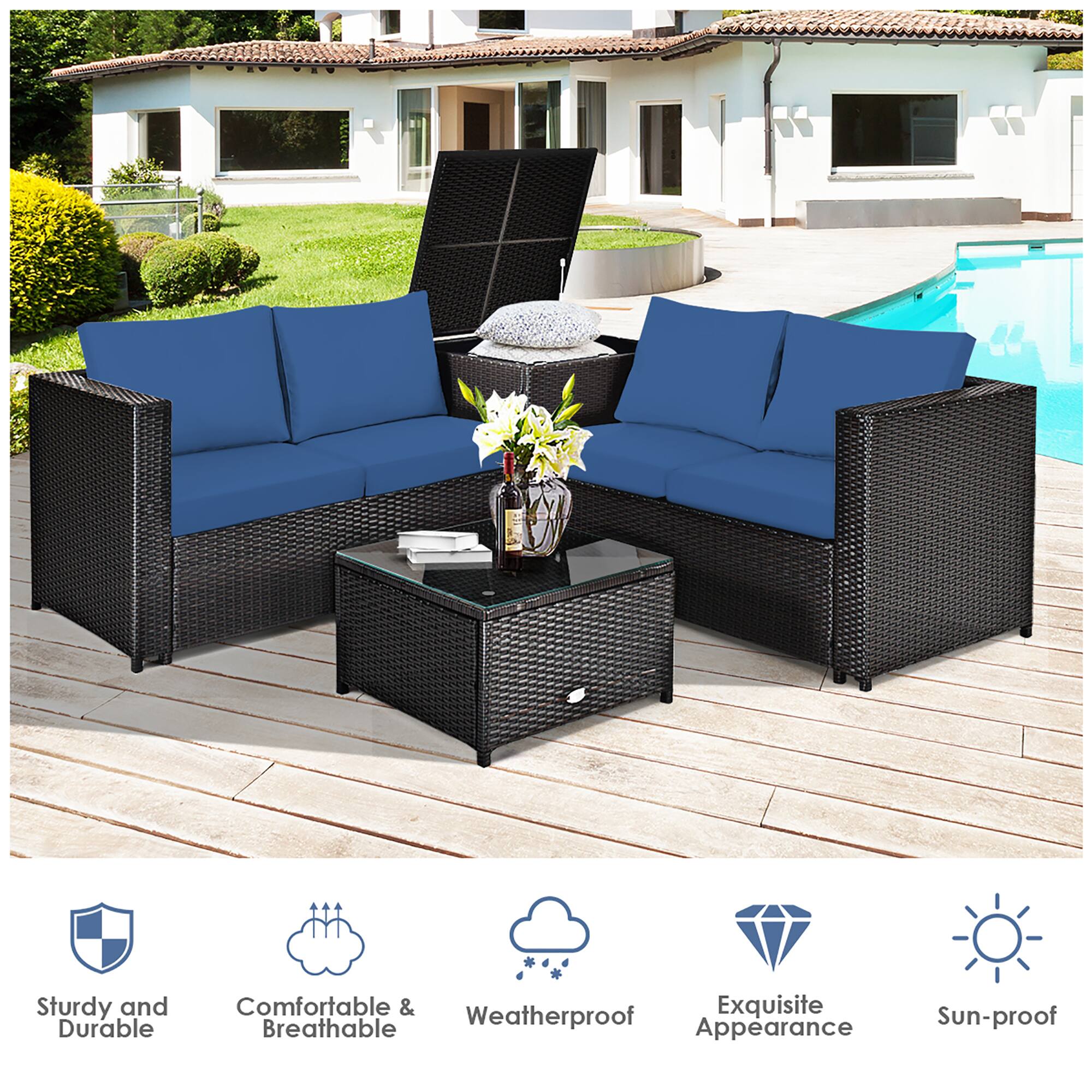 Sturdy and Durable, Comfortable & Breathable, Weatherproof, Exquisite Appearance, Sun-proof