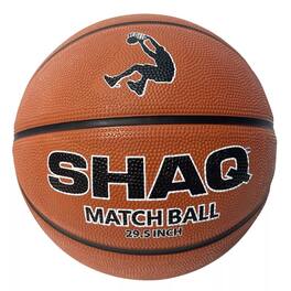 SHAQ - Composite Basketball Official Size 7 29.5" Deflated with Mini Pump - Black