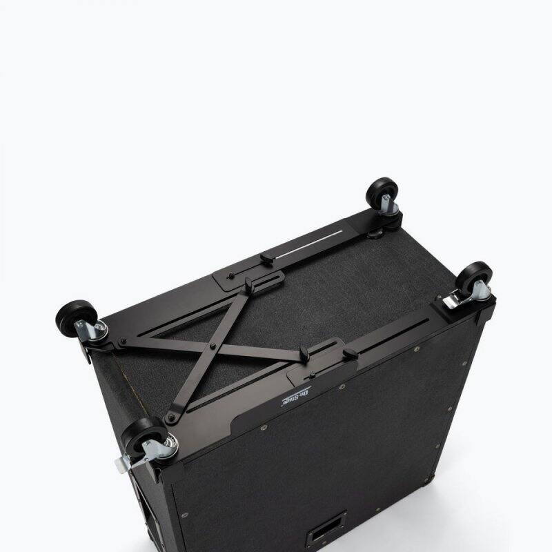 Back. On Stage Stands - On-Stage AG5000 Amp Glider (Installation-Free Casters for Amplifiers, Rolling-Cart Attachment, Attachable Dolly, Amp - Black.