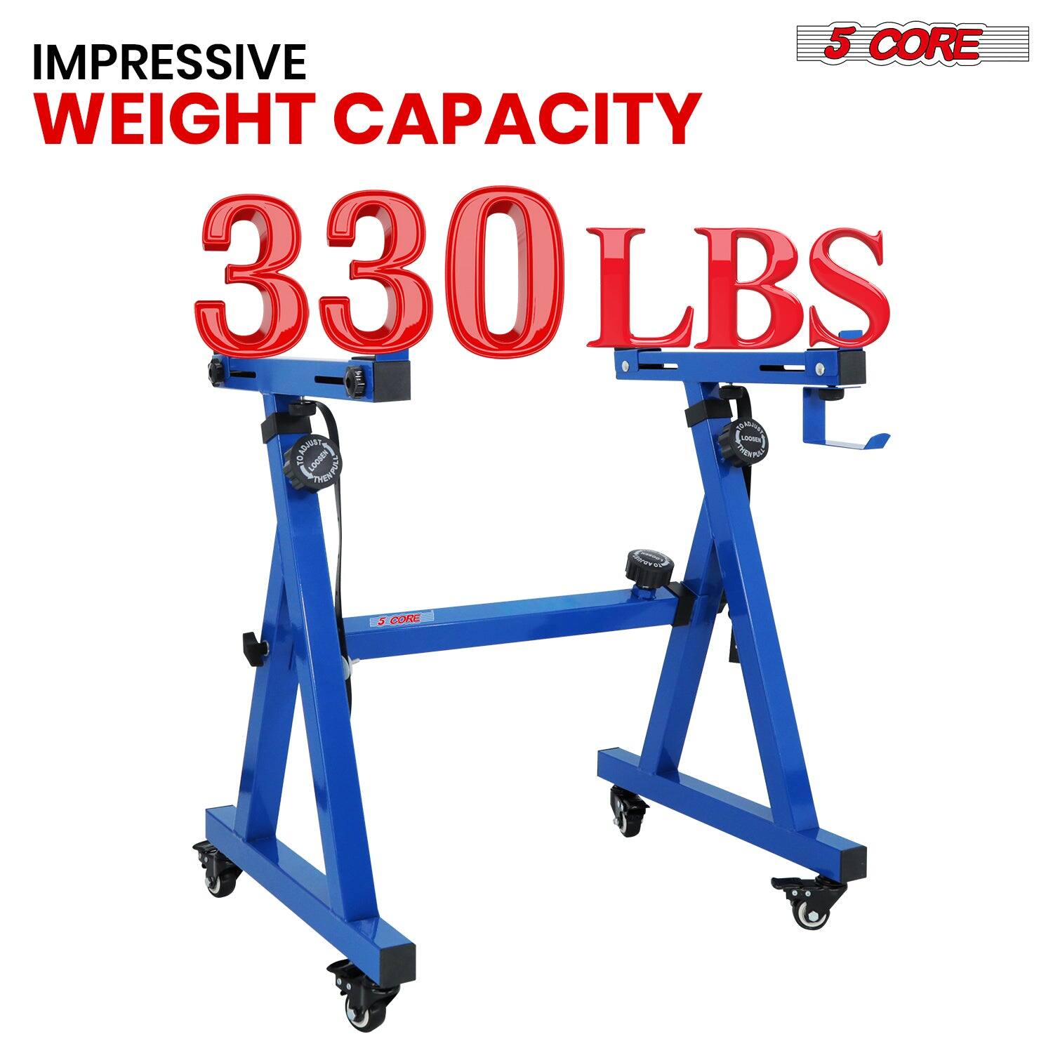 5 CORE  
IMPRESSIVE WEIGHT CAPACITY  
330 LBS