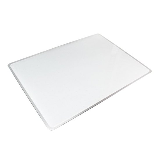 Front Zoom. Floortex - Glass Magnetic Grid Board 30" x 40" - White.