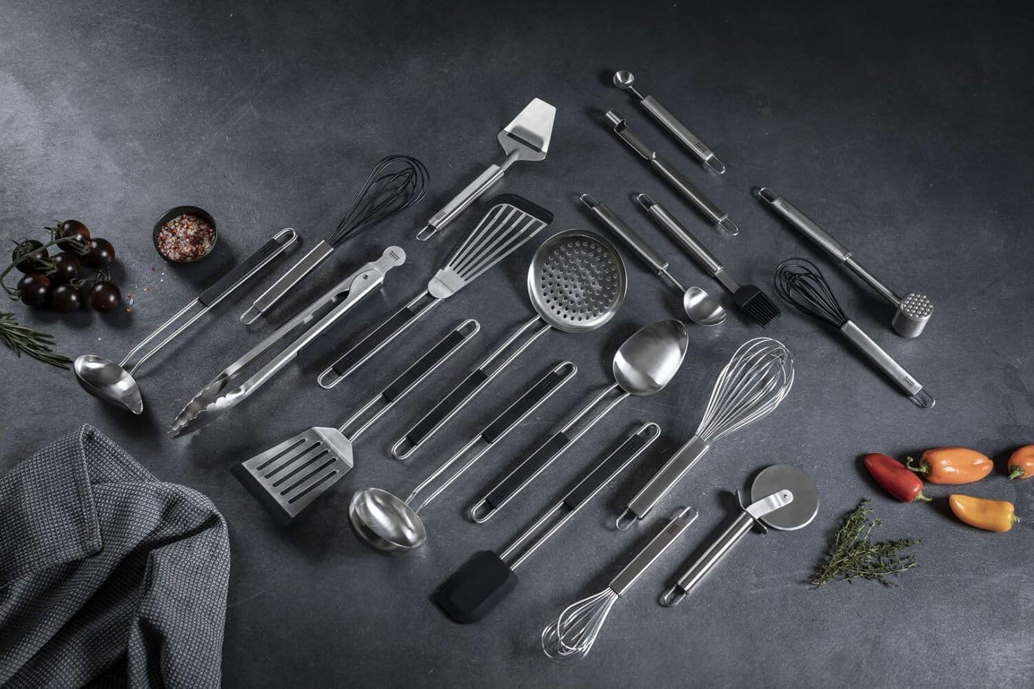 Alt View 3. Kuhn Rikon - Essential Sauce Ladle with Stainless Steel Bowl - Silver.