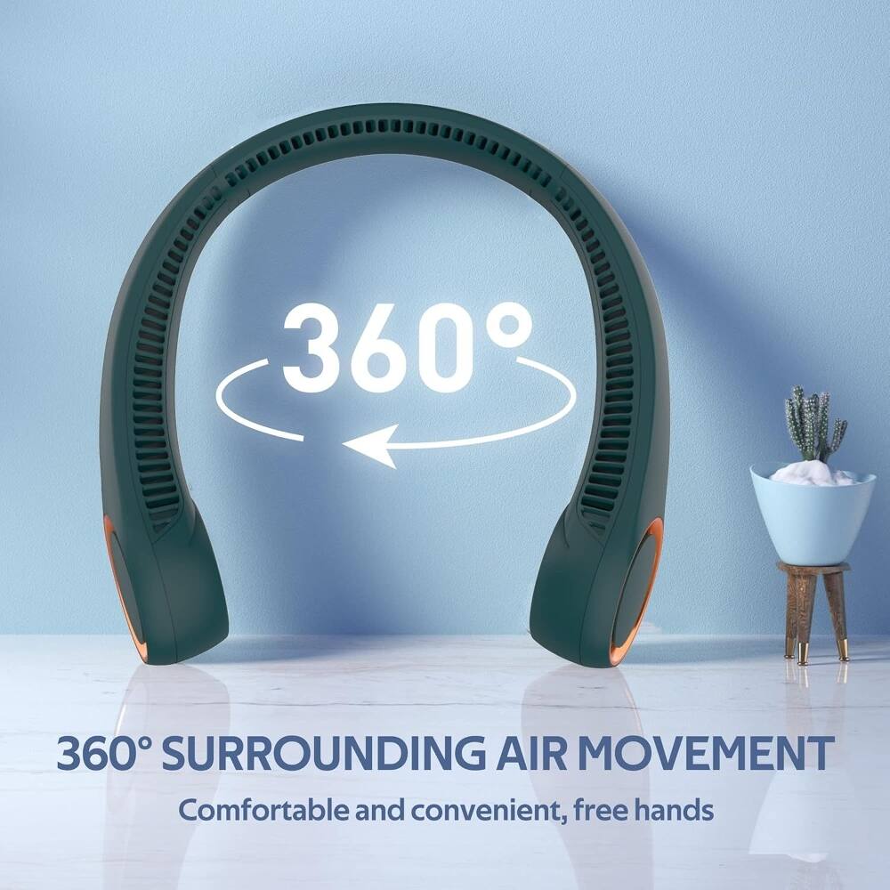 360° SURROUNDING AIR MOVEMENT  
Comfortable and convenient, free hands