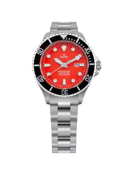 RATIO - FreeDiver Sapphire Stainless Steel Dial Automatic RTFL836 200M Women's Watch - Red