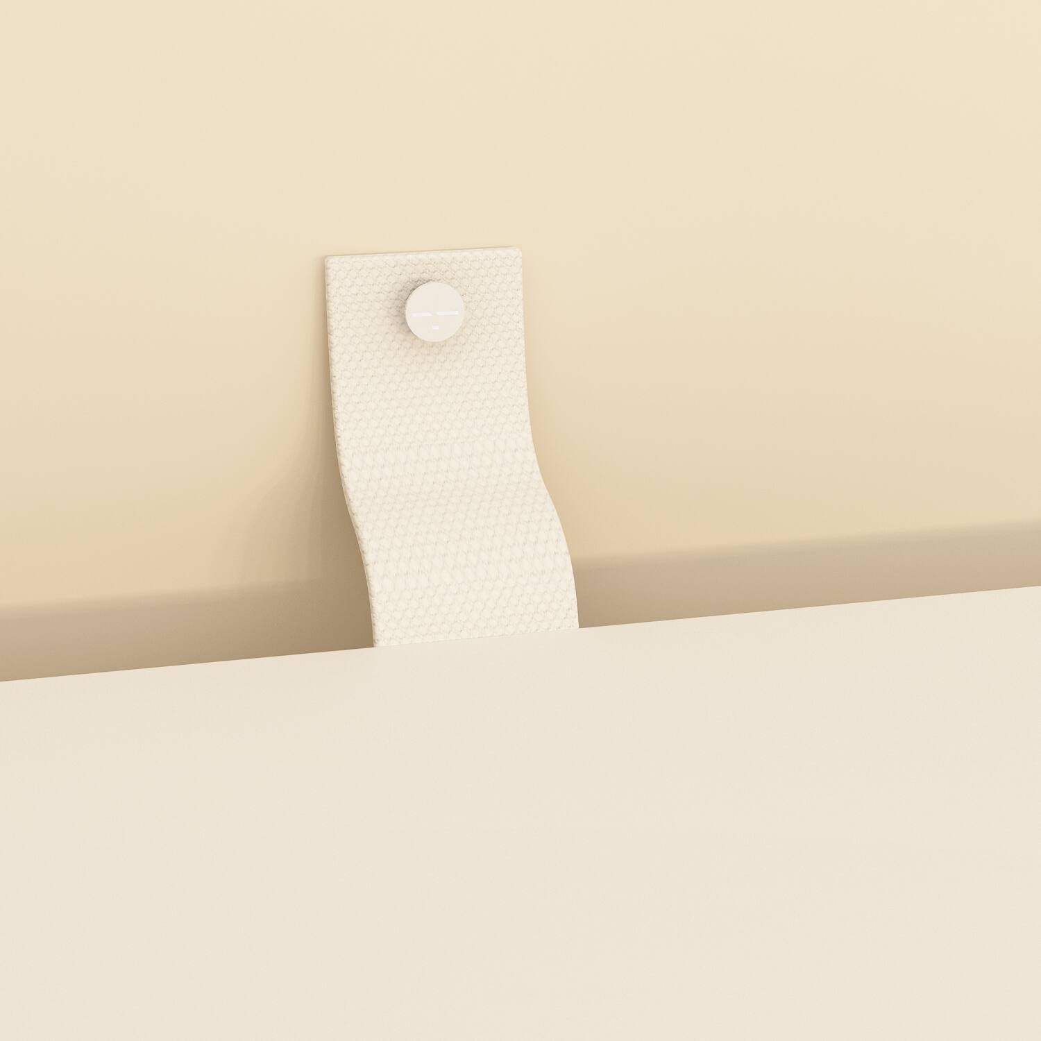 Alt View 6. FUFU & GAGA - FUFU&GAGA Tall Multi - Purpose Storage Cabinet: Adjustable Shelving Pantry for Kitchen - White.