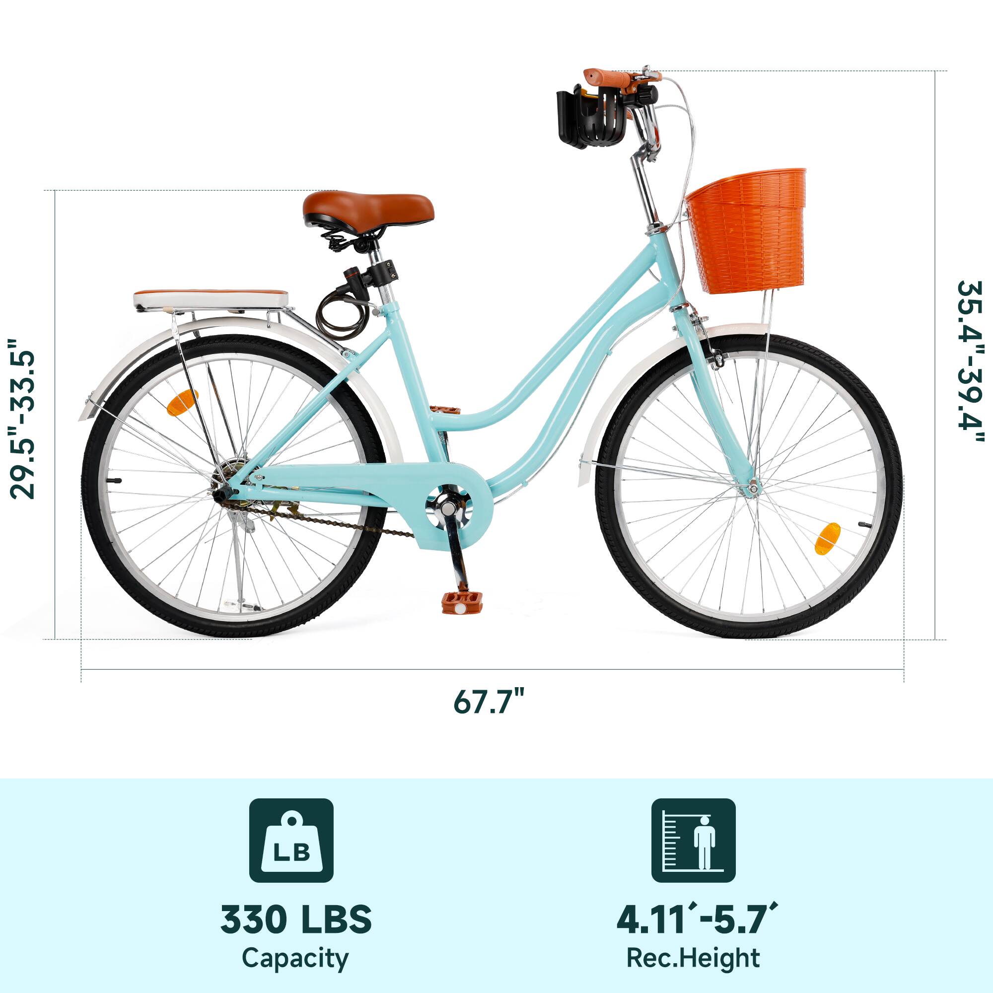 29.5"-33.5"  
35.4"-39.4"  
67.7"  
330 LBS Capacity  
4.11'-5.7' Rec.Height