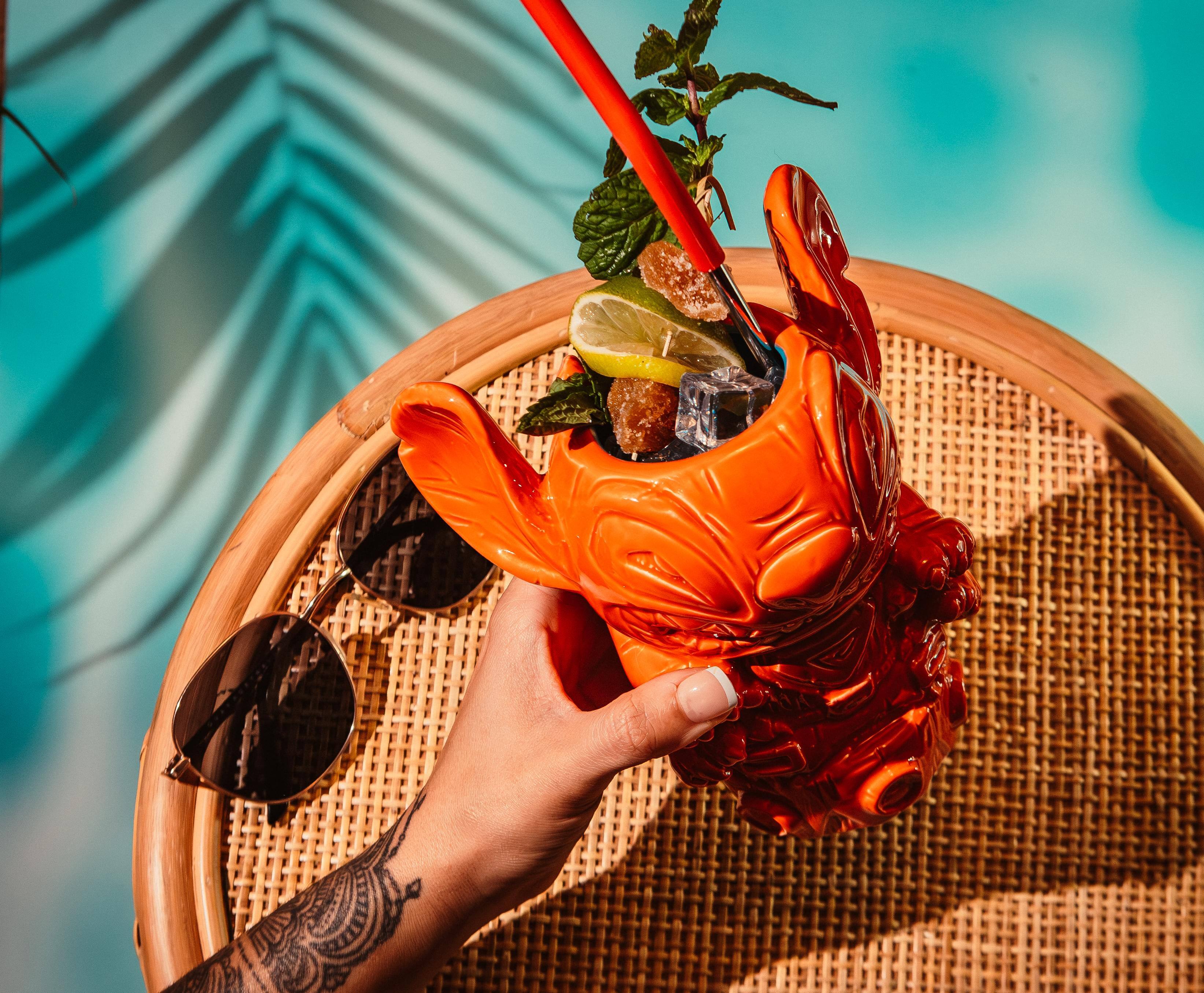 Alt View 4. Disney - Geeki Tikis Disney Lilo & Stitch Experiment 626 Ceramic Mug | Holds 20 Ounces - Red.