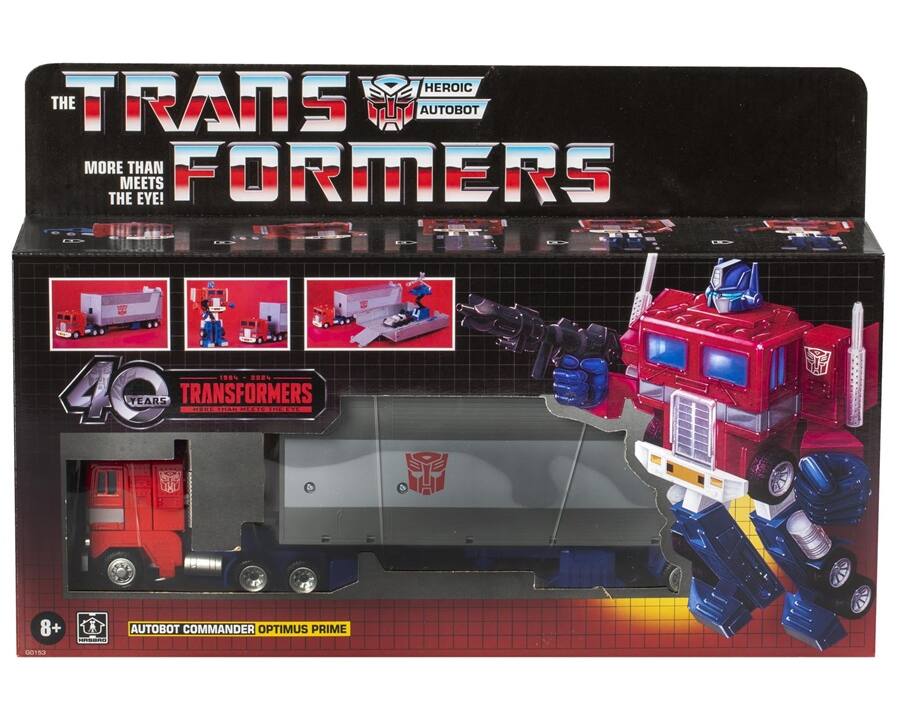 Heroic The Transformers More Than Meets The Eye! 1984-2004 Transformers More Than Meets The Eye! 8+ Autobot Commander Optimus Prime 00153