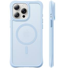Ornarto - Magnetic for iPhone 15 Pro Max Case 6.7", Compatible with MagSafe | Slim Translucent Matte Cover - Baby Blue