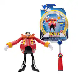 Jakks Pacific - Sonic the Hedgehog 4 Inch Figure | Dr. Eggman (Modern) with Checkpoint - Red