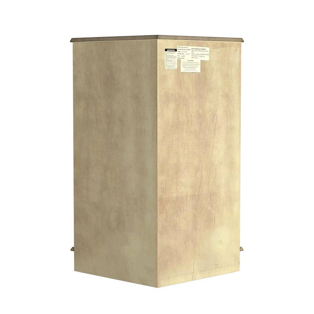 Left. Butler Specialty - Durham Corner Cabinet - Beige.
