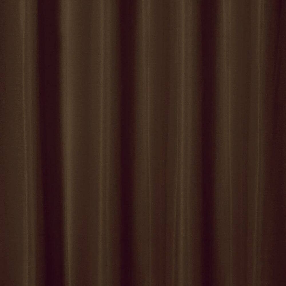 RT Designers Collection - Kennedy Elegant Grommet Curtain Panel - Chocolate