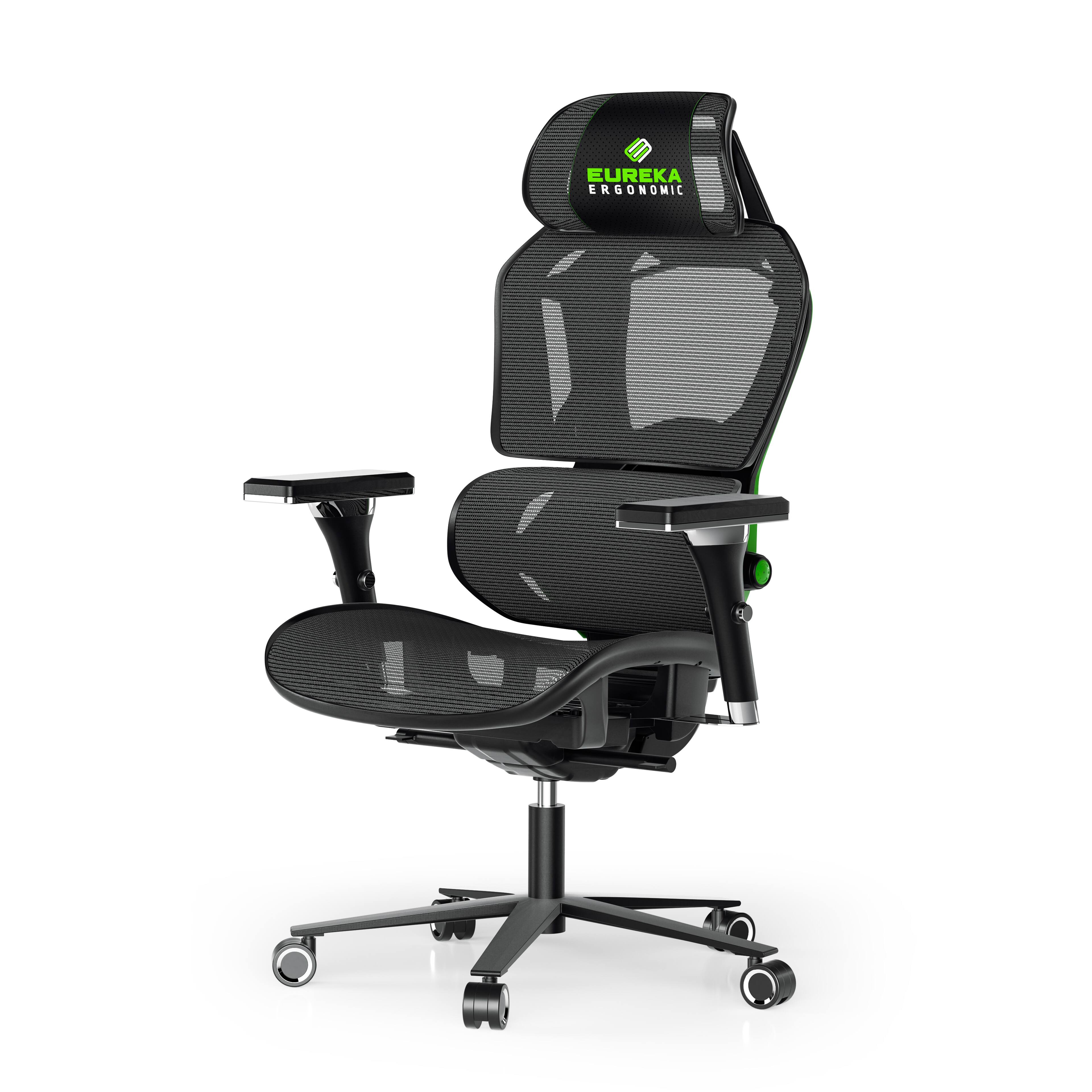 Eureka Ergonomic - Ergonomic Mesh Gaming Chair 4D Armrests High Back - Green price history on PriceWatchPro